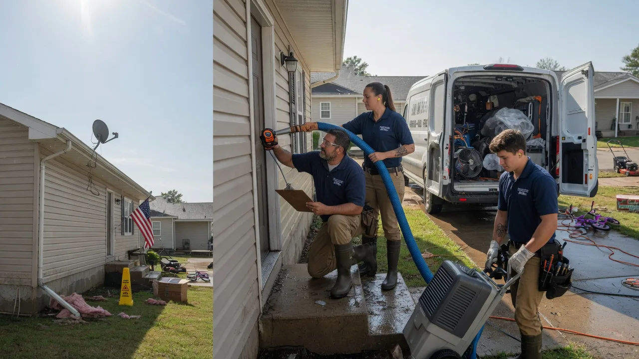 Ceiling Water Damage Restoration in New Summerfield, TX near me